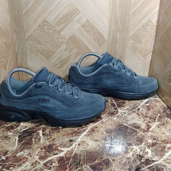 Ryka catalyst 3 suede shoes gray women size 8.5m - Picture 2 of 10